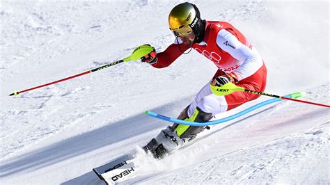 Winter Olympics 2022 - Johannes Strolz holds narrow slalom lead over ...