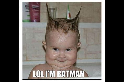 Hahahahaha....I'm Batman! | Funny baby pictures, Funny babies, Funny ...