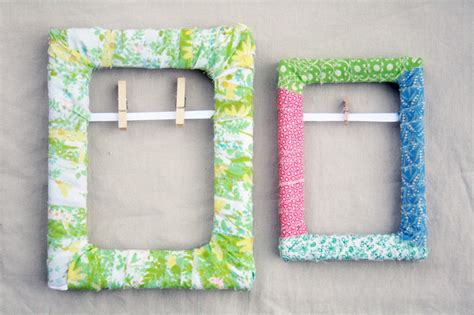 The Creative Place: DIY :: Fabric Scrap Wrapped Frame