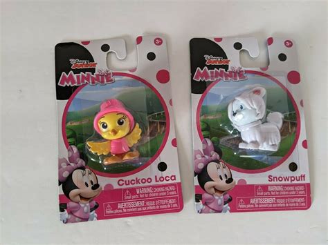 Disney Junior Minnie Figures - Cuckoo Loca & Snowpuff - Lot of 2 - NEW ...