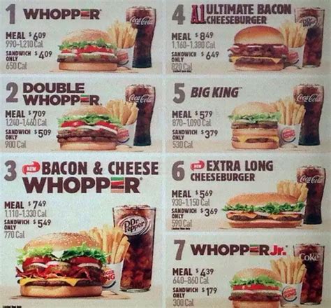 Burger King Menu, Menu for Burger King, Millbrook, Philadelphia ...