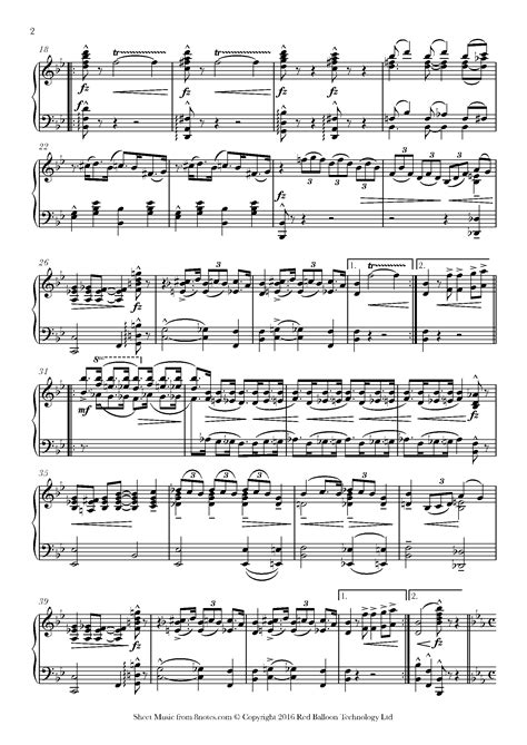 Ferdinand Morton - The Jelly Roll Blues (The Original Jelly Roll) Sheet music for Piano - 8notes.com