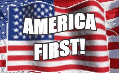 America First GIF - America First Flag - Discover & Share GIFs