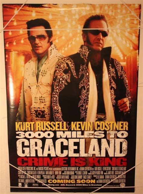 3000 Miles to Graceland Kevin Costner Kurt Russel Movie Theater Poste…