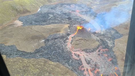 Watch: Incredible drone footage of volcanic eruption in Iceland goes viral | LaptrinhX / News