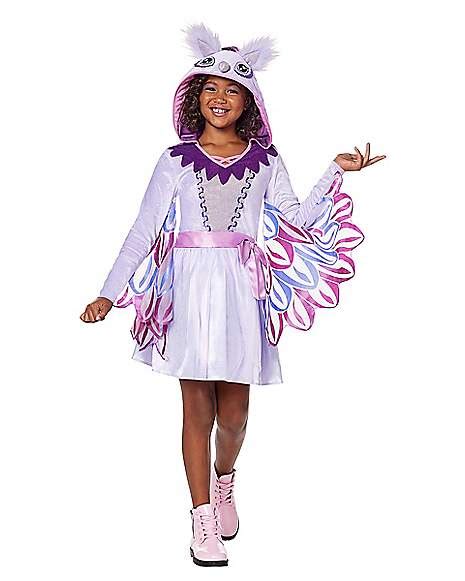 Kids Purple Owl Dress Costume - Spirithalloween.com