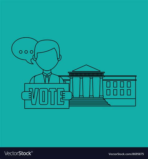 Election day design Royalty Free Vector Image - VectorStock