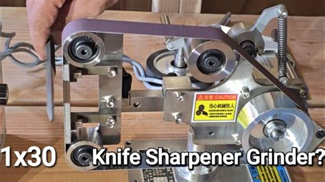 Pro Grade 1x30? Knife Sharpener Blade Grinder Toolcker Belt Tool Review ...