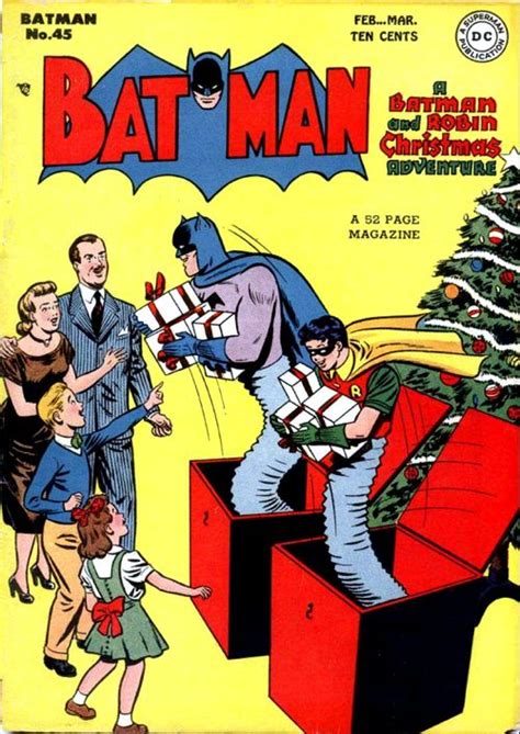 Batman comic. Christmas issue. | Christmas comics, Batman comic book cover, Batman comic books