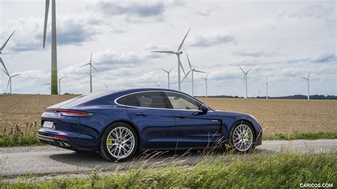 2021 Porsche Panamera 4S E-Hybrid (Color: Gentian Blue Metallic) - Rear ...