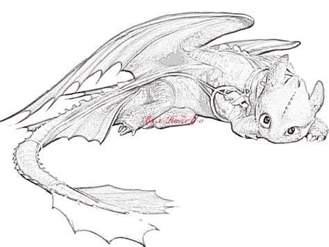 How To Train Your Dragon Drawing High-Quality - Drawing Skill