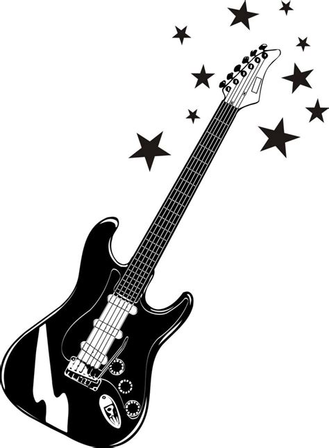 Rockstar Guitar decal sticker wall vinyl cool musi by dabbledown - ClipArt Best - ClipArt Best