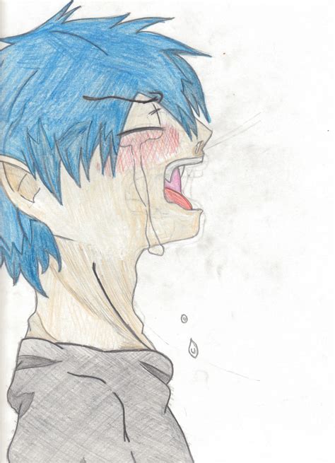 rin okumura crying -colored- by yuukihana on DeviantArt