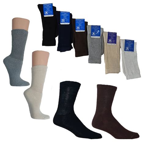 Bulk Diabetic Socks - Assorted Colors and Sizes