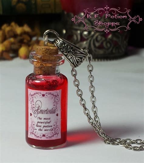 Amortentia Potion Potion bottle Red Amortentia by PotionShoppe