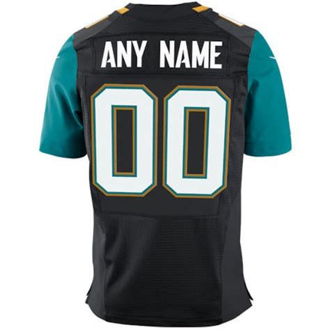 Men's Jacksonville Jaguars Nike Black Custom Elite Jersey - NFLShop.com