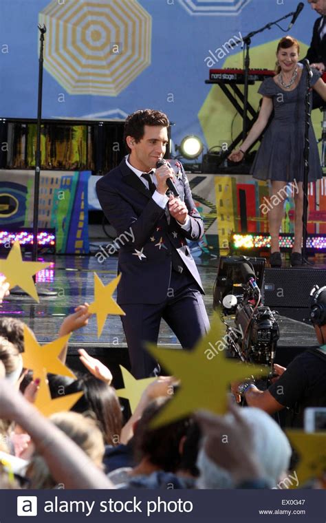 New York City 3rd July, 2015. Mika performs for Good Morning America ...