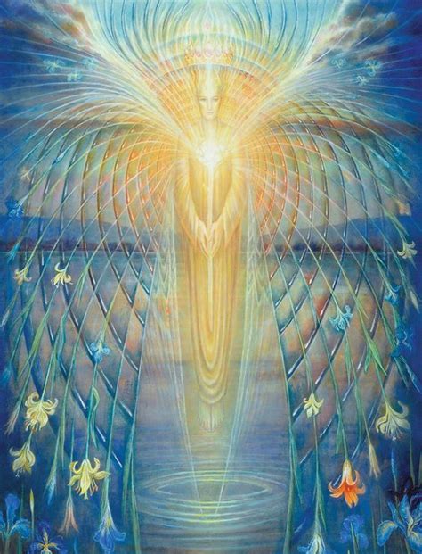 The Angel of Abundance | Visionary art, Spiritual art, Angel art