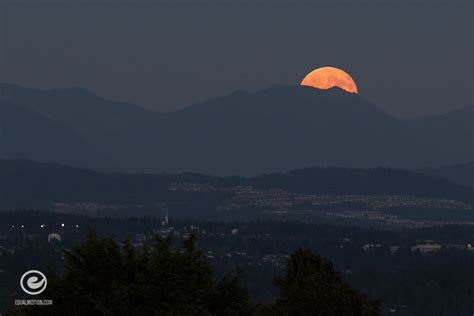 The Blue Moon Rising in Seattle - Equal Motion