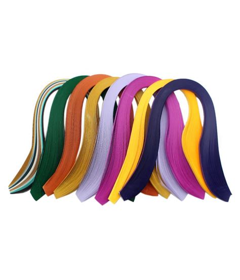 800 Quilling Paper Strips (8 Colors, Size 5mm) (ACPm197): Buy Online at Best Price in India ...