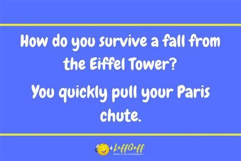 Funny Eiffel Tower Fall Joke! | LaffGaff, Home Of Laughter