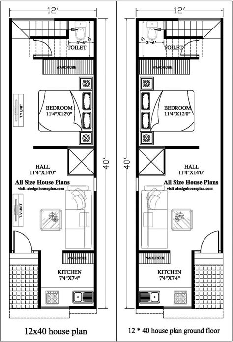 12x40 house plan | 12 * 40 house plan ground floor | 12 * 45 house plan