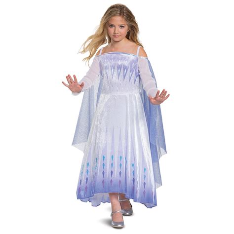 Disguise Frozen 2 Snow Queen Elsa Deluxe Exclusive Halloween Costume ...