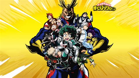 1600x900 Resolution My Hero Academia All Character Poster 1600x900 Resolution Wallpaper ...
