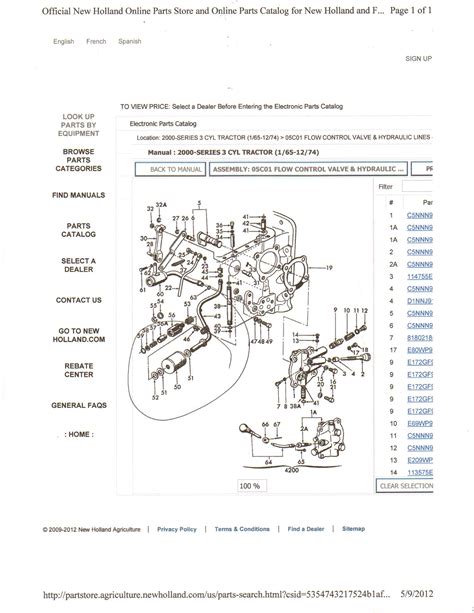 Ford 4000 tractor hydraulic filter location