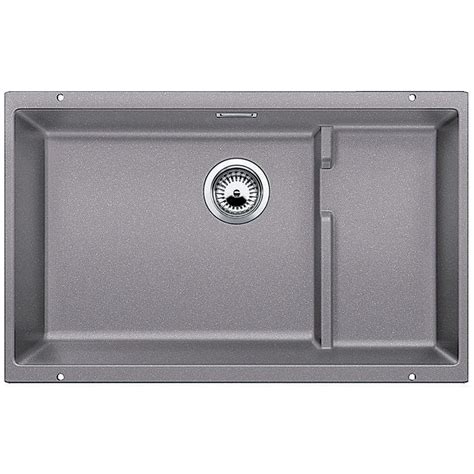 Blanco PRECIS Cascade Undermount Granite Composite 29 in. Single Basin Kitchen Sink in ...