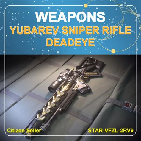 STAR CITIZEN ATZKAV "Deadeye" Sniper Rifle EUR 7,20 - PicClick IT