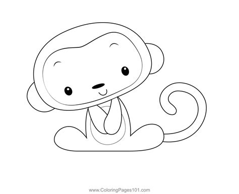 Hoho Coloring Page for Kids - Free Ni Hao, Kai-Lan Printable Coloring Pages Online for Kids ...