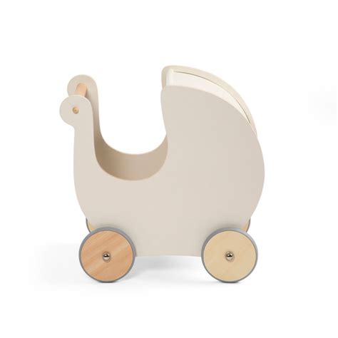 Kids Wooden Doll Pram Baby Walker - Holly & Bo