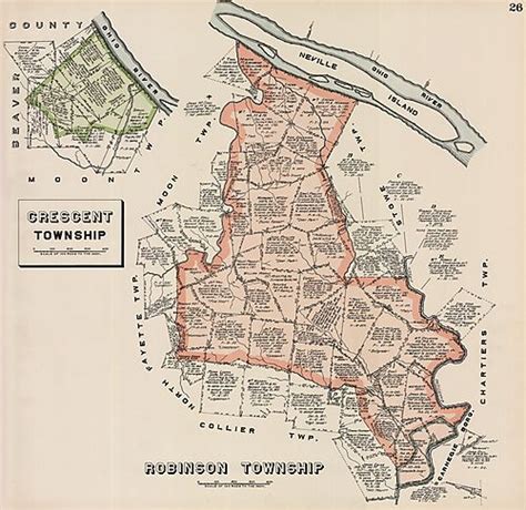 Plate no. 26 - Crescent Township (Robinson Township) | Digital Pitt