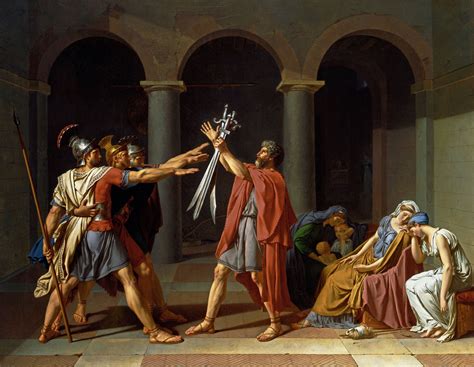 The Oath Of Horatii Painting at PaintingValley.com | Explore collection ...