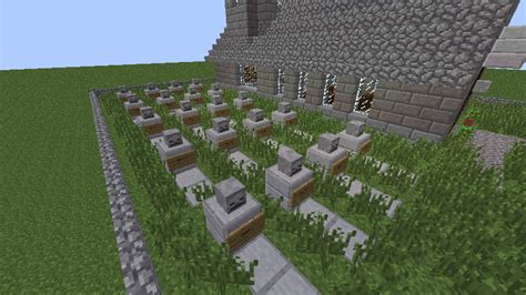 Minecraft Medieval Cemetery