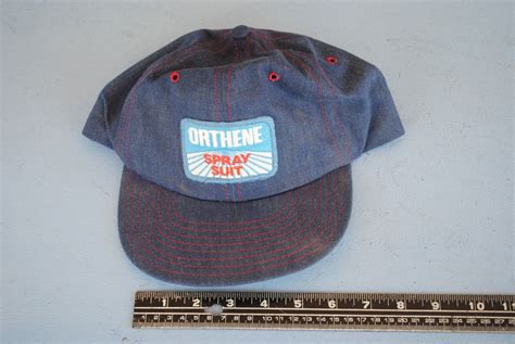 Vintage ORTHENE INSECTICIDE FARM Trucker HAT CAP Deni… - Gem