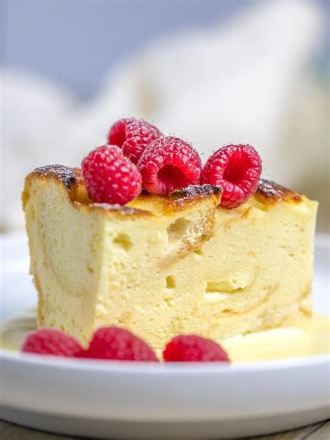 Custard Bread Pudding with Vanilla Sauce - Drive Me Hungry