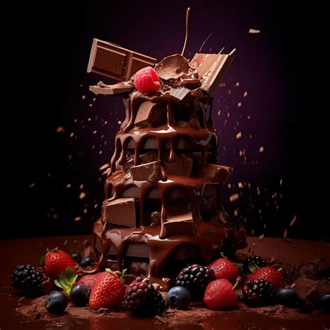 Premium AI Image | A World of Gourmet Chocolate