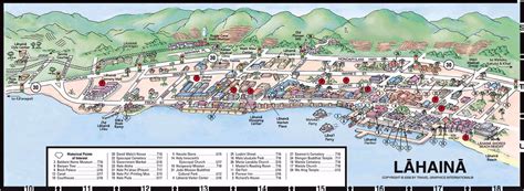 Map Of Lahaina And Kaanapali