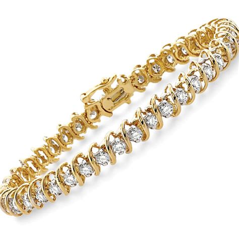 Diamond Tennis Bracelet- Yellow Gold – Forever Today by Jilco