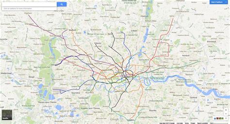 London Map Underground And Overground