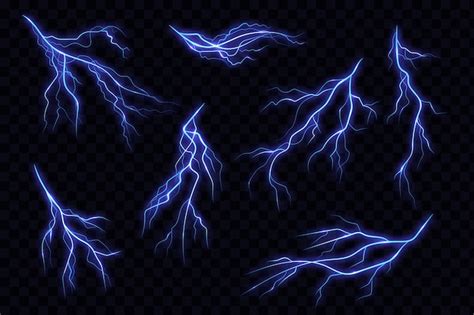 Premium Vector | Electric lightning bolt energy effect