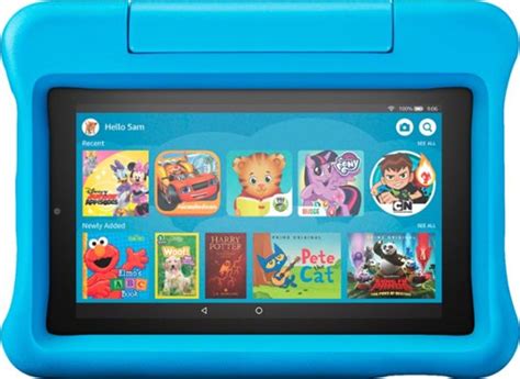 Amazon Fire 7 Kids Edition 2019 release 7" Tablet 16GB Blue B07H8WS1FT ...