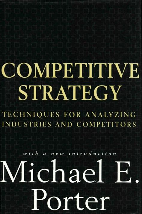 Competitive Strategy Michael Porter