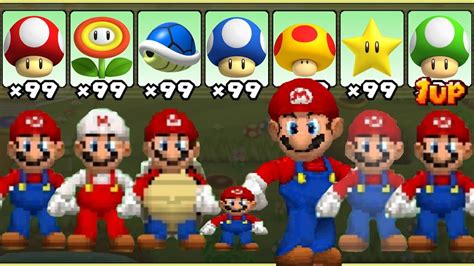 New Super Mario Bros. DS - All Power-Ups - YouTube