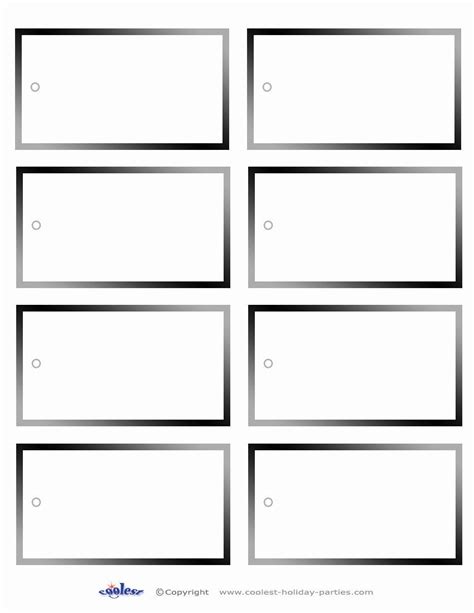 Blank Name Tag Template Free Printable - Printable Templates Free