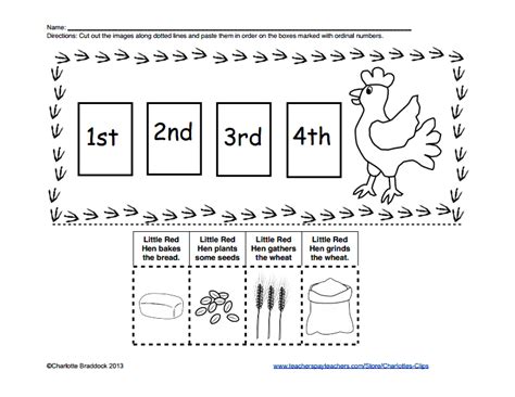 Hen Sequencing.pdf - Google Drive | Little red hen | Pinterest | Hens ...