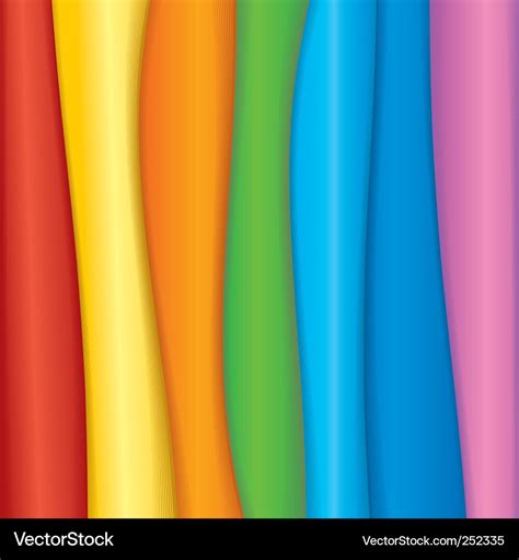 Rainbow fabric Royalty Free Vector Image - VectorStock