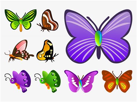 Butterfly Vector Cartoons Vector Art & Graphics | freevector.com